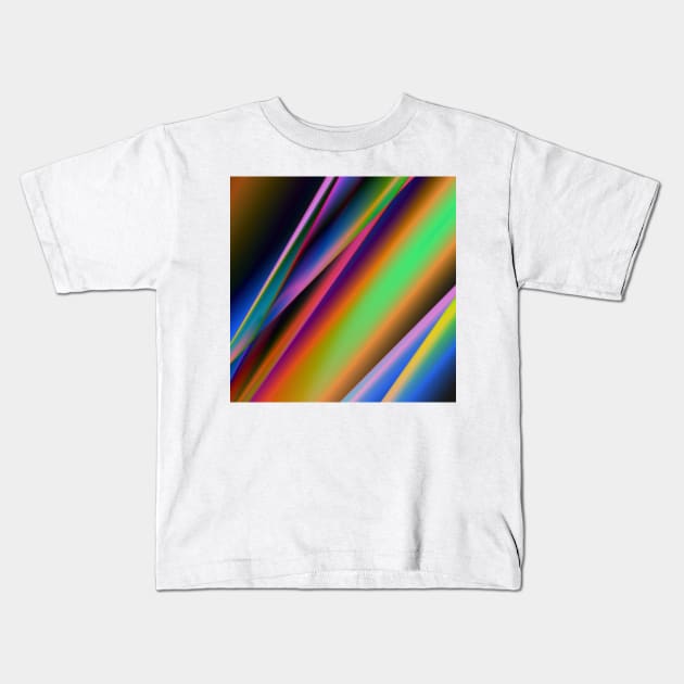 multicolored texture art Kids T-Shirt by Artistic_st